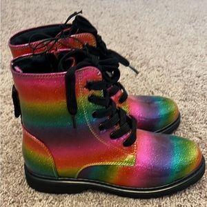 SO Girl’s Rainbow Boots (size 3)